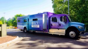 Picture of East Carolina University Brody School of Medicine Healthcare Simulation Truck