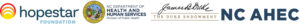 logo listings of health and human services hopestar nc ahec